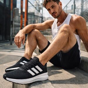 Adidas Runfalcon 3 Black White Men’s Size 11